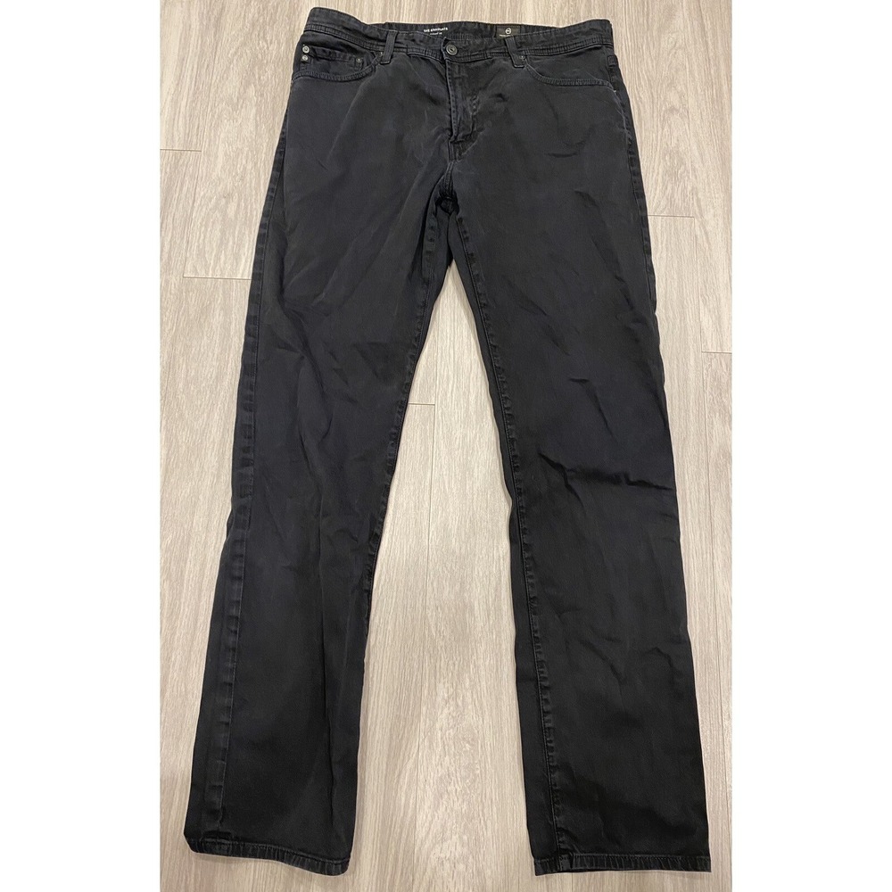 Adriano Goldschmied The Graduate Jean Mens 36x34 Black Stretch Tailored Leg Flex